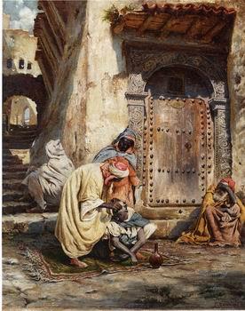 unknow artist Arab or Arabic people and life. Orientalism oil paintings 444 Germany oil painting art